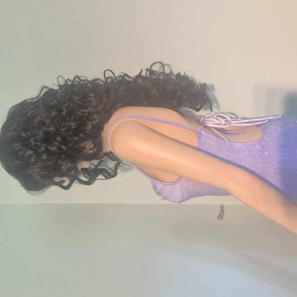 Purple Ombré Maxi Dress - Picture 7 of 17